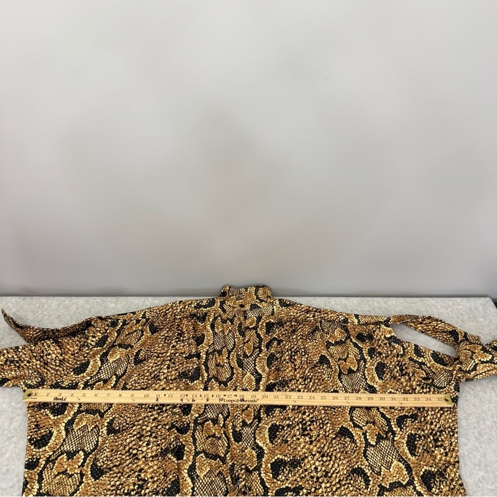 KATE HEWKO Leopard Print Dress size Medium oversized - Picture 11 of 12